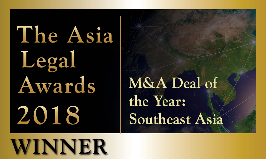 The Asia Legal Awards 2018: M&A Deal of the Year: Southeast Asia