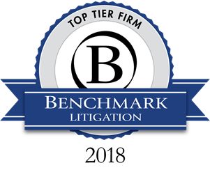 Benchmark Litigation Top Tier Firm 2018