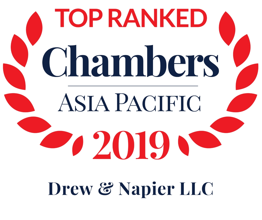 Chambers Asia-Pacific 2019 Top Ranked Firm