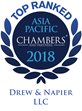 Chambers Asia Pacific Top Ranked Firm 2018